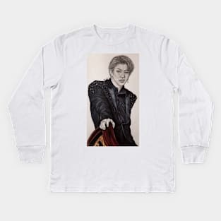 Black Swan Jimin Kids Long Sleeve T-Shirt